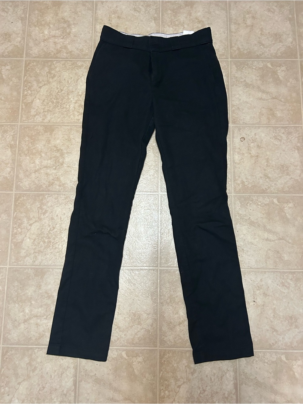 Dickies Black Slim Fit Work Pants - Picture 4 of 9